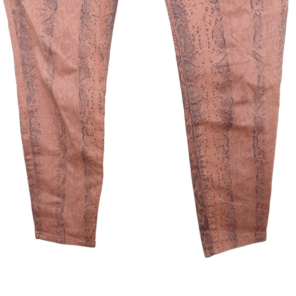 Joe’s Jeans High Water Orange Snake Skinny Ankle Denim Pants - Picture 9 of 9